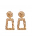 Moda kreatywne kolczyki 2019 duże geometryczne okrągłe kolczyki dla kobiet kolczyki wiszące Drop Earing nowoczesna damska biżute
