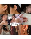 Złote kolczyki kołowe małe obręcze kolczyki huggie butterfly gwiazdkowe kolczyki serce koreański trendy moda koło prezent dla ko