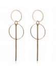 Moda kreatywne kolczyki 2019 duże geometryczne okrągłe kolczyki dla kobiet kolczyki wiszące Drop Earing nowoczesna damska biżute