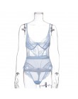 Kryptograficzna siatka przezroczysta koronka Body Sexy V-Neck kombinezony dla kobiet 2020 miś Catsuits moda Body Mujer odzież kl