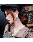 2019 New Arrival stop cynkowy Trendy kobiety Dangle kolczyki Star-studded kolczyki z frędzlami długi styl damska biżuteria