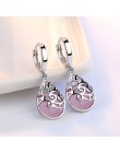 XIYANIKE 925 srebro Moonlight Opal łzy Totem kolczyki prezent pendientes oorbellen boucle d'oreille femmes nowy VES6568