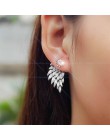 2019 nowy kryształowy kwiat spadek kolczyki dla kobiet moda biżuteria złoto srebro ColorRhinestones kolczyki prezent dla partii 