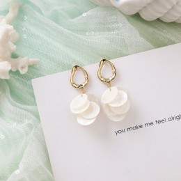 30 style kolczyki dla kobiet kolczyki słodka muszla Pendientes dziewczyna ucha biżuteria boucle d'oreille femme 2019 kwiat Brinc