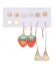 Wiele etniczne Boho wiszące kolczyki dla kobiet kobieta moda 2019 damskie zestawy kolczyków Ornament Charm biżuteria akcesoria