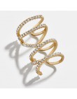 Kobiety CZ Rainbow kolczyki cyrkonia Ear Cuff zestaw dla kobiet Trendy Gold Huggie nausznice Earcuff Crystal Jewelry