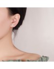 925 Sterling srebrna igła kobiety biżuteria moda Brincos Chic stadniny kolczyki dla szkoły dziewczyny dzieci Lady prezent pendie