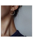 Moda Mały Metal Ball Wypadania Kolczyki Biżuteria Punk Style Złoty Sliver Kolor Okrągły Koło Dangle Kolczyki Najlepszy Prezent d
