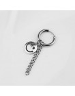 SOHOT Hot Dangle długi Tassel Unisex Hoop kolczyki Punk biżuteria metalowa Brincos kolor srebrny gwiazda krzyż wisiorek przesadz