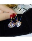 2019 New Arrival metalowe klasyczne okrągłe kobiety Dangle kolczyki koreański moda koło geometryczne kolczyki słodkie małe biżut