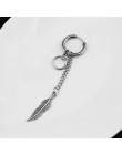 SOHOT Hot Dangle długi Tassel Unisex Hoop kolczyki Punk biżuteria metalowa Brincos kolor srebrny gwiazda krzyż wisiorek przesadz