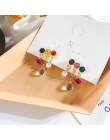 2019 New Arrival metalowe klasyczne okrągłe kobiety Dangle kolczyki koreański moda koło geometryczne kolczyki słodkie małe biżut