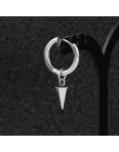 SOHOT Hot Dangle długi Tassel Unisex Hoop kolczyki Punk biżuteria metalowa Brincos kolor srebrny gwiazda krzyż wisiorek przesadz