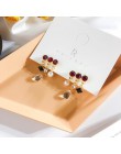 2019 New Arrival metalowe klasyczne okrągłe kobiety Dangle kolczyki koreański moda koło geometryczne kolczyki słodkie małe biżut