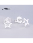 925 Sterling srebrna igła kobiety biżuteria moda Brincos Chic stadniny kolczyki dla szkoły dziewczyny dzieci Lady prezent pendie