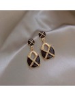 2019 New Arrival metalowe klasyczne okrągłe kobiety Dangle kolczyki koreański moda koło geometryczne kolczyki słodkie małe biżut