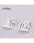 925 Sterling srebrna igła kobiety biżuteria moda Brincos Chic stadniny kolczyki dla szkoły dziewczyny dzieci Lady prezent pendie