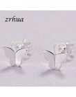 925 Sterling srebrna igła kobiety biżuteria moda Brincos Chic stadniny kolczyki dla szkoły dziewczyny dzieci Lady prezent pendie