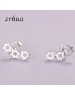 925 Sterling srebrna igła kobiety biżuteria moda Brincos Chic stadniny kolczyki dla szkoły dziewczyny dzieci Lady prezent pendie