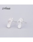 925 Sterling srebrna igła kobiety biżuteria moda Brincos Chic stadniny kolczyki dla szkoły dziewczyny dzieci Lady prezent pendie