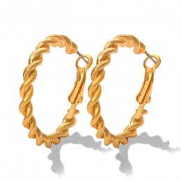 Girlgo Vintage 12 Design metalowe kolczyki Dangle dla kobiet urok złoty kolor Za Maxi kreatywne kolczyki Christmas Gift Porm Jew
