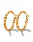 Girlgo Vintage 12 Design metalowe kolczyki Dangle dla kobiet urok złoty kolor Za Maxi kreatywne kolczyki Christmas Gift Porm Jew