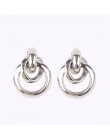Girlgo Vintage 12 Design metalowe kolczyki Dangle dla kobiet urok złoty kolor Za Maxi kreatywne kolczyki Christmas Gift Porm Jew