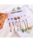 Oversize złoty kolor duże okrągłe kolczyki koła zestaw dla kobiet w stylu vintage steampunk klips do ucha Wedding Party biżuteri