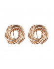 Girlgo Vintage 12 Design metalowe kolczyki Dangle dla kobiet urok złoty kolor Za Maxi kreatywne kolczyki Christmas Gift Porm Jew