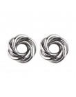 Girlgo Vintage 12 Design metalowe kolczyki Dangle dla kobiet urok złoty kolor Za Maxi kreatywne kolczyki Christmas Gift Porm Jew