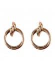 Girlgo Vintage 12 Design metalowe kolczyki Dangle dla kobiet urok złoty kolor Za Maxi kreatywne kolczyki Christmas Gift Porm Jew
