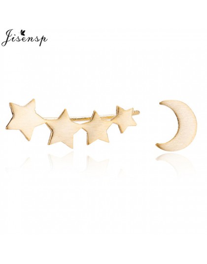 Jisensp Punk fale ucho wspinaczy kolczyki dla kolczyki wkręty damskie ucha gąsienicowe czeski słodkie Earing Piercing kolczyki p
