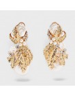 Girlgo Vintage 12 Design metalowe kolczyki Dangle dla kobiet urok złoty kolor Za Maxi kreatywne kolczyki Christmas Gift Porm Jew