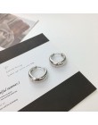 HUANZHI 2019 nowy minimalistyczny złoty metal duże koło geometryczne okrągłe duże kolczyki koła dla kobiet dziewczyna Wedding Pa