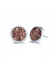 Moda Mały Metal Ball Wypadania Kolczyki Biżuteria Punk Style Złoty Sliver Kolor Okrągły Koło Dangle Kolczyki Najlepszy Prezent d