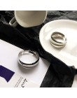 HUANZHI 2019 nowy minimalistyczny złoty metal duże koło geometryczne okrągłe duże kolczyki koła dla kobiet dziewczyna Wedding Pa