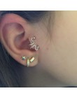 Pojedynczy kolczyk unikatowy nowy stop oddział kolczyk do piercingu Tragus dla kobiet Non klips kolczyk 2019
