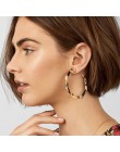 ZA 2019 gorąca sprzedaż żywica akrylowa Leopard dynda kolczyki dla kobiet moda szylkret geometria Acetate kolczyki zestaw Brinco