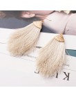 2019 vintage artystyczne etniczne wypadnij zwisają długa lina Fringe bawełniany pompon kolczyki Trendy sektor kolczyki dla kobie