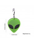 Donarsei osobowość geometryczny statek kosmiczny Alien UFO akrylowe kolczyki dla kobiet śliczne awokado spadek kolczyki ostrze k