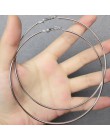 BLIJERY przesadzone 12cm Super duże kolczyki koła gładkie duże koło kolczyki dla kobiet oświadczenie biżuteria Boucles d'oreille