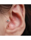 Pojedynczy kolczyk unikatowy nowy stop oddział kolczyk do piercingu Tragus dla kobiet Non klips kolczyk 2019