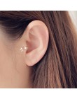 Pojedynczy kolczyk unikatowy nowy stop oddział kolczyk do piercingu Tragus dla kobiet Non klips kolczyk 2019