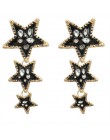 Wielokolorowe metalowe kolczyki Drop dla kobiet Vintage przesada geometryczny kolczyk artystyczny kolczyk biżuteria ślubna