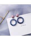 MENGJIQIAO 2019 gorąca sprzedaż 30 styl niebieski kolor moda eleganckie geometryczne Dangle kolczyki dla kobiet śliczne Pendient