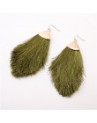 2019 vintage artystyczne etniczne wypadnij zwisają długa lina Fringe bawełniany pompon kolczyki Trendy sektor kolczyki dla kobie