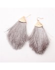 2019 vintage artystyczne etniczne wypadnij zwisają długa lina Fringe bawełniany pompon kolczyki Trendy sektor kolczyki dla kobie