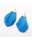 2019 vintage artystyczne etniczne wypadnij zwisają długa lina Fringe bawełniany pompon kolczyki Trendy sektor kolczyki dla kobie