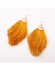 2019 vintage artystyczne etniczne wypadnij zwisają długa lina Fringe bawełniany pompon kolczyki Trendy sektor kolczyki dla kobie
