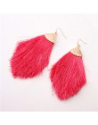 2019 vintage artystyczne etniczne wypadnij zwisają długa lina Fringe bawełniany pompon kolczyki Trendy sektor kolczyki dla kobie